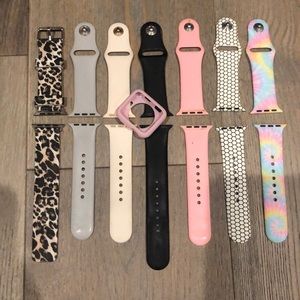 Apple Watch bands with ONE face bumper. Bundle deal! All for $20